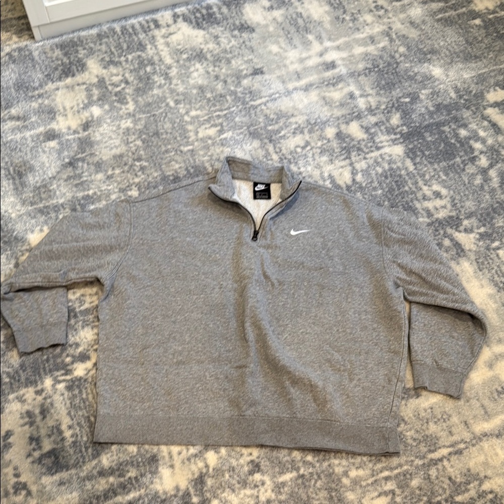 Nike Gray Zip Up Sweatshirt
